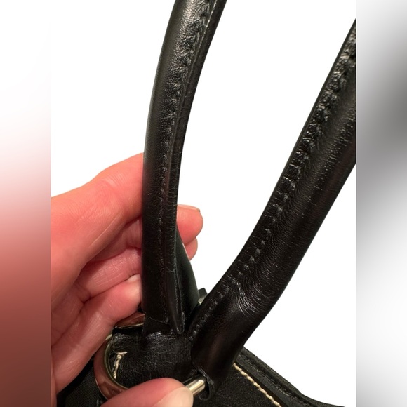 Vintage Prada Nylon Small Handbag. Black. GUC - Picture 6 of 13